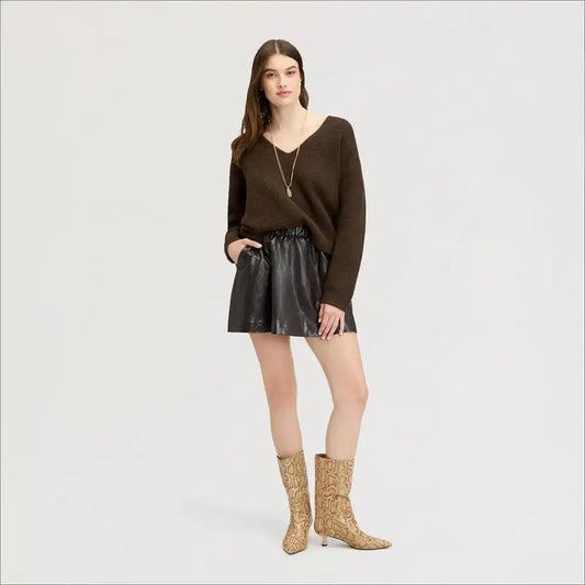 Pull-on Mini Skirt