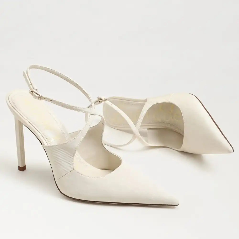 Terry Ankle Strap Pump