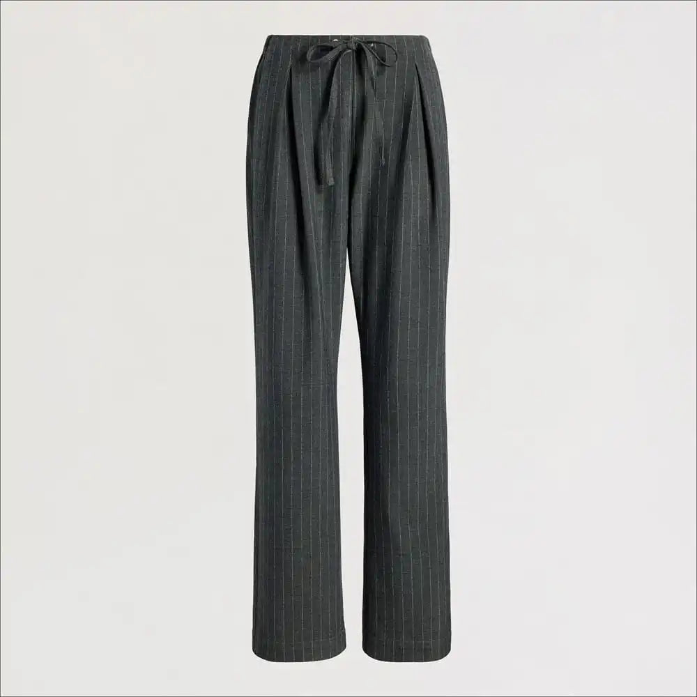 Drawstring Pleat Pant