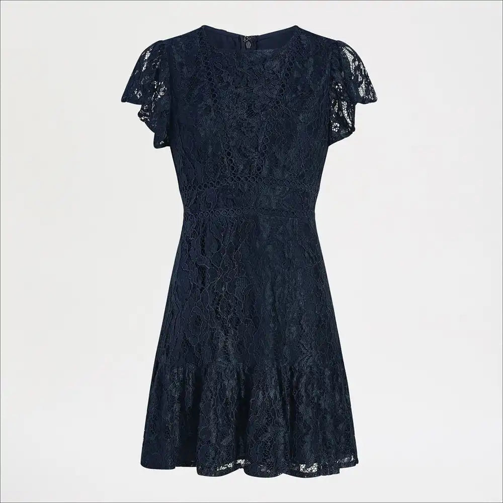 Laced Shirt Mini Dress