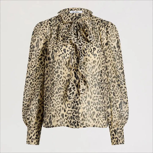 Sheer Print Blouse