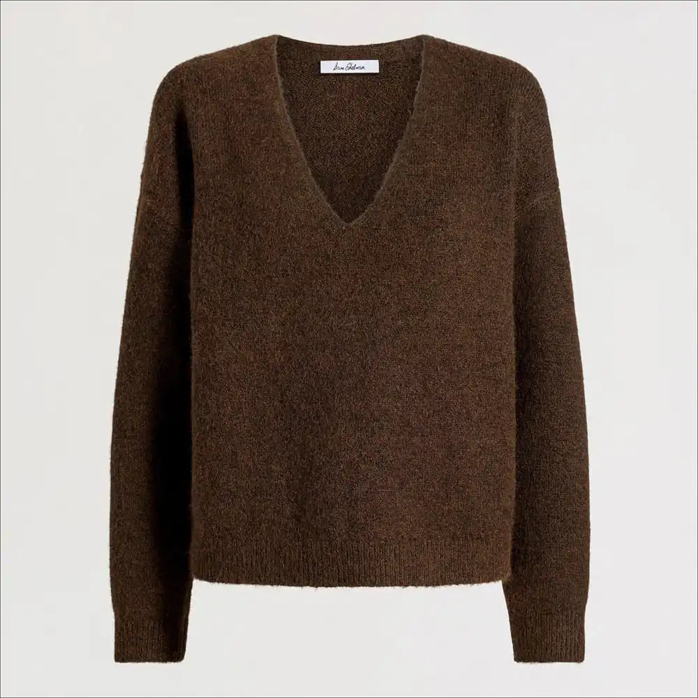Deep V- Neck Oversized Sweater