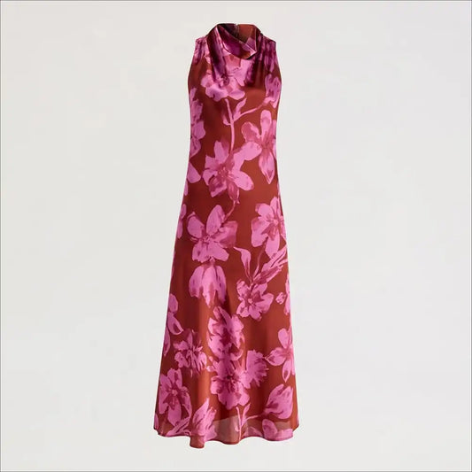 Cowl Neck Maxi Dress