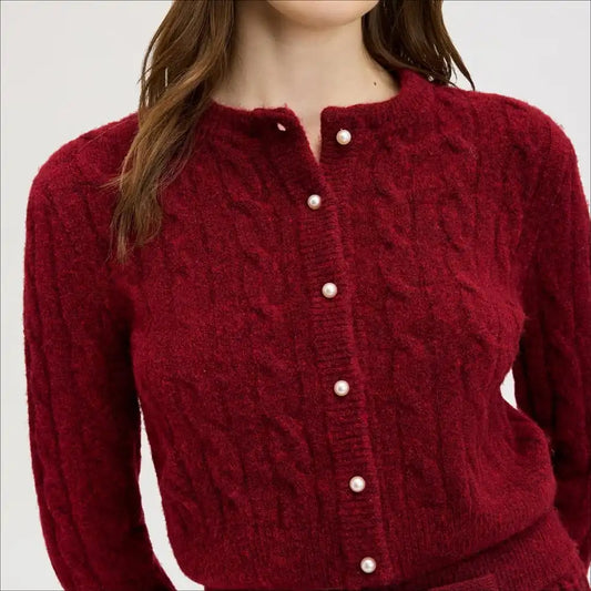 Denim Collar Cardigan