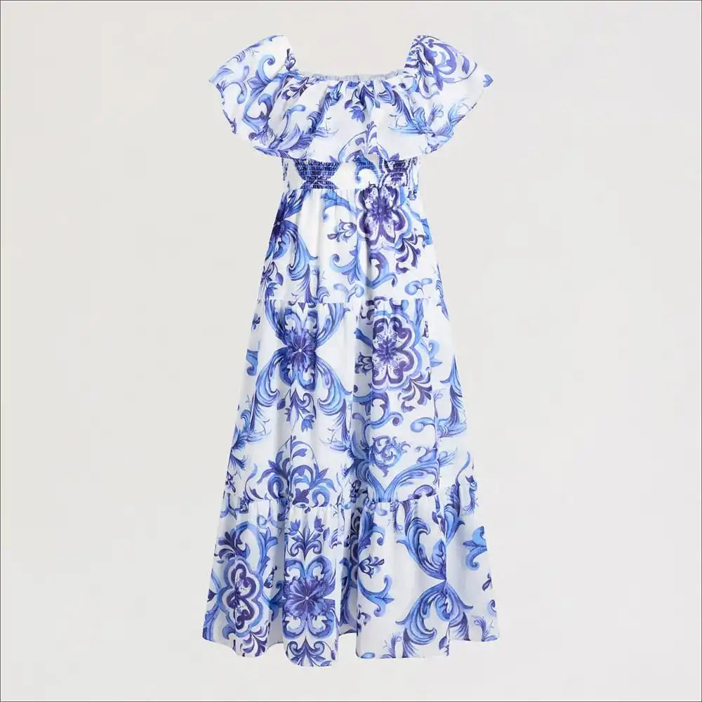 Off the Shoulder Midi Dress