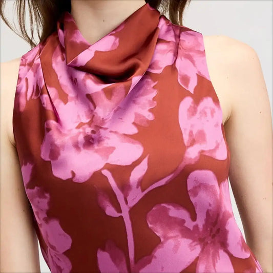 Cowl Neck Maxi Dress