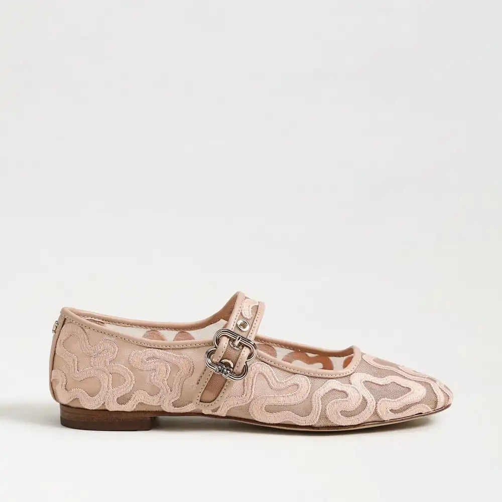 Michaela Mesh Mary Jane Flat