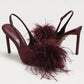 Tegan Feather Slingback Pump