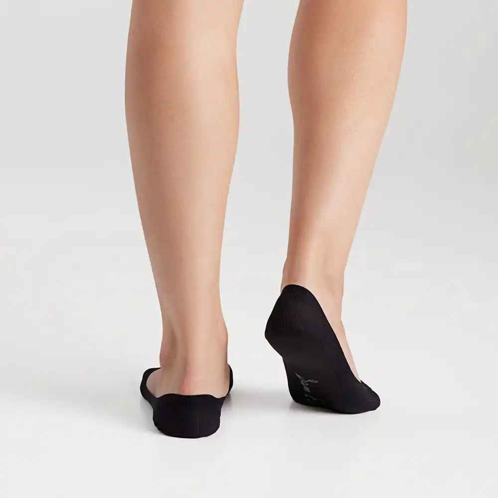 4-Pack Invisible Ribbed Liner Socks