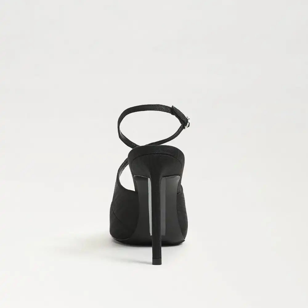 Terry Ankle Strap Pump