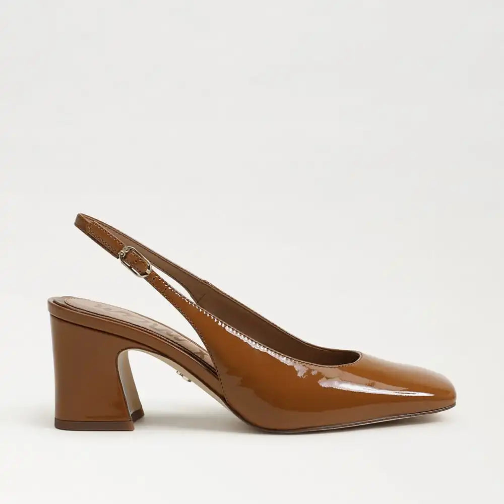 Lucille Block Heel Slingback