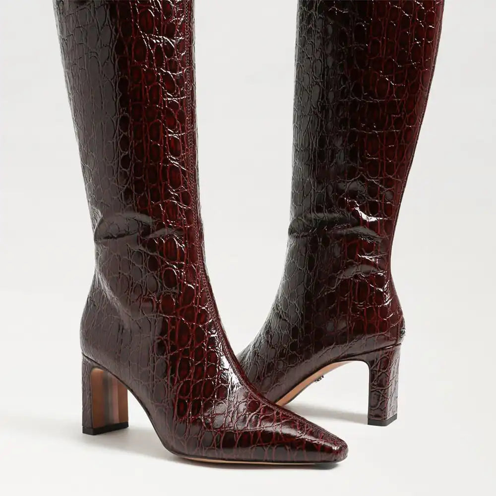 Sylvia Wide Calf Knee High Boot