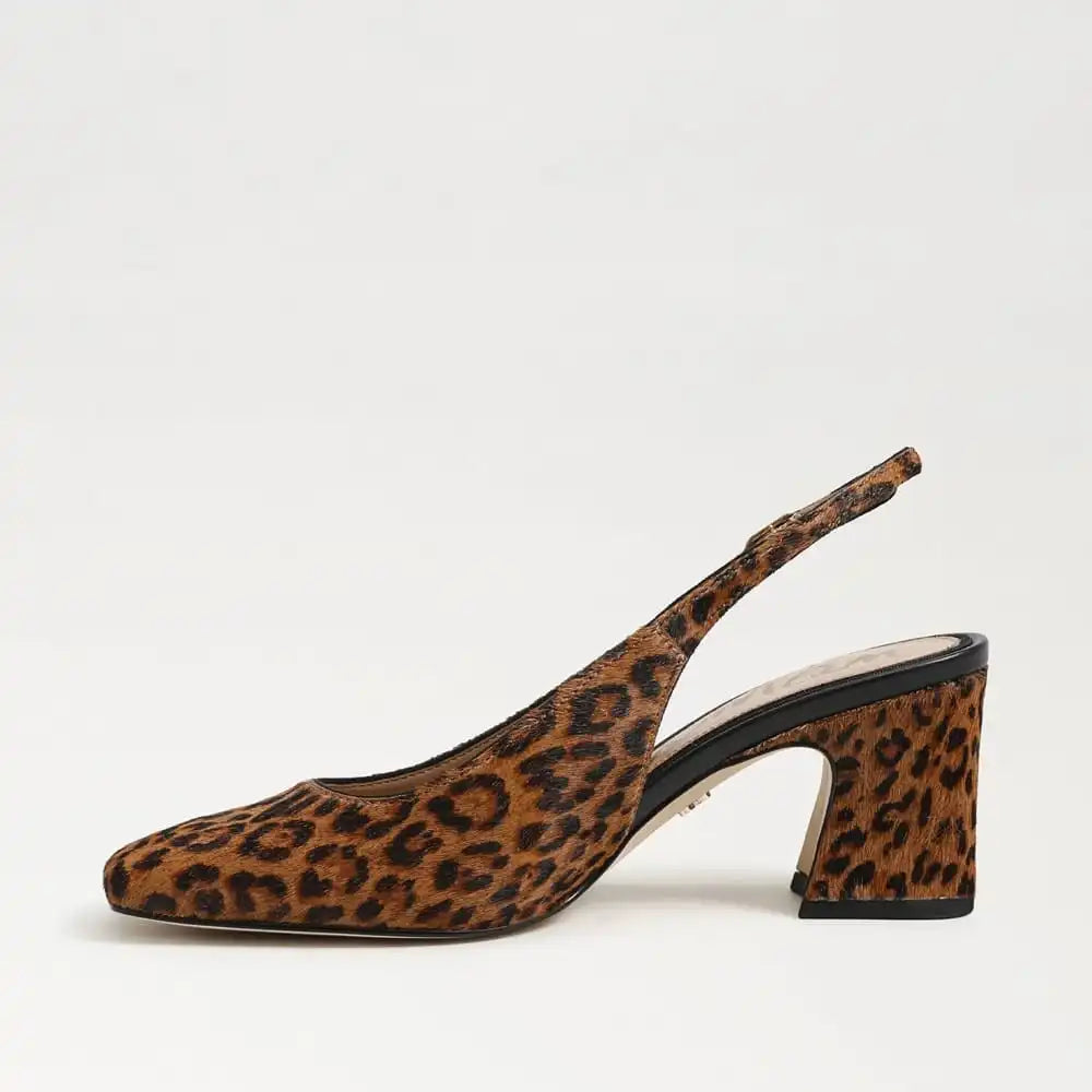 Lucille Block Heel Slingback