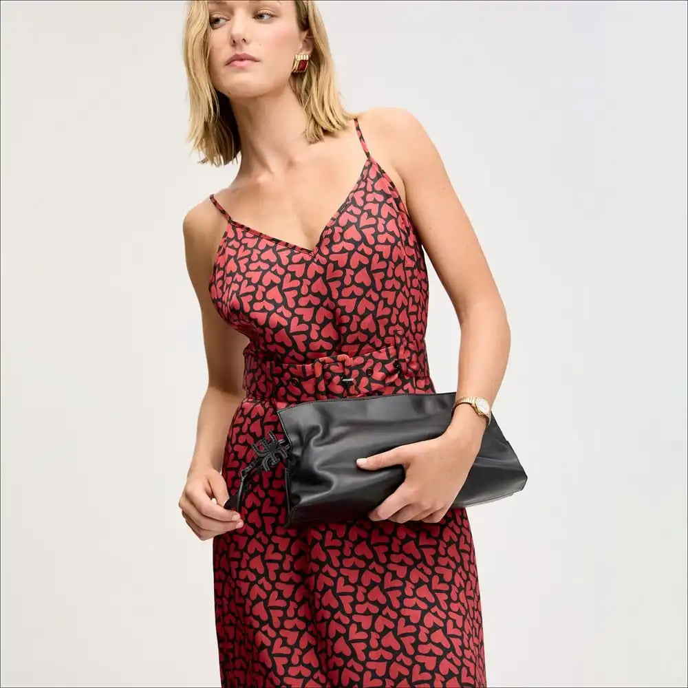 Poppy Oversized Drawstring Clutch
