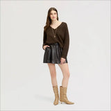 Pull-on Mini Skirt