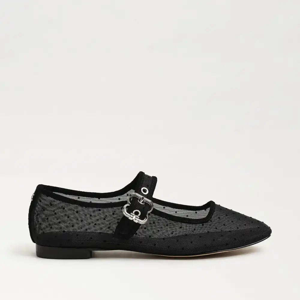 Michaela Mesh Mary Jane Flat