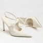 Terry Ankle Strap Pump