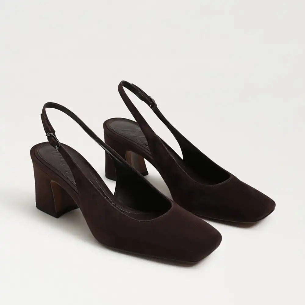 Lucille Block Heel Slingback