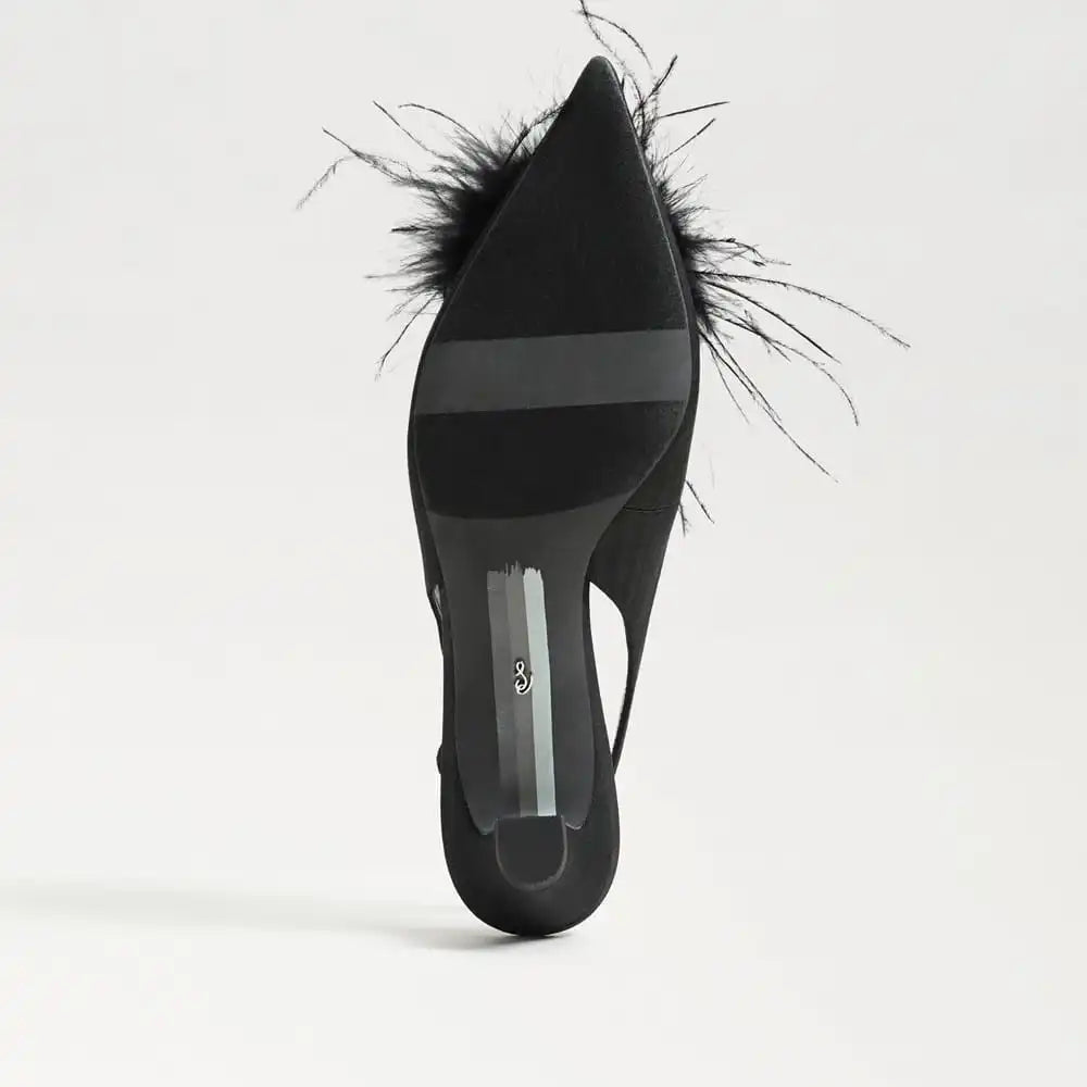 Finch Feather Slingback Pump