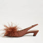 Finch Feather Slingback Pump