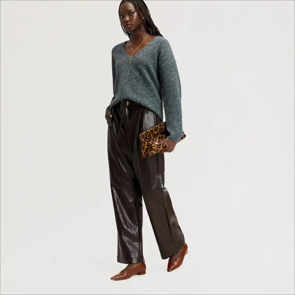 Drawstring Pleat Pant