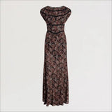 Lace Inset Maxi Dress
