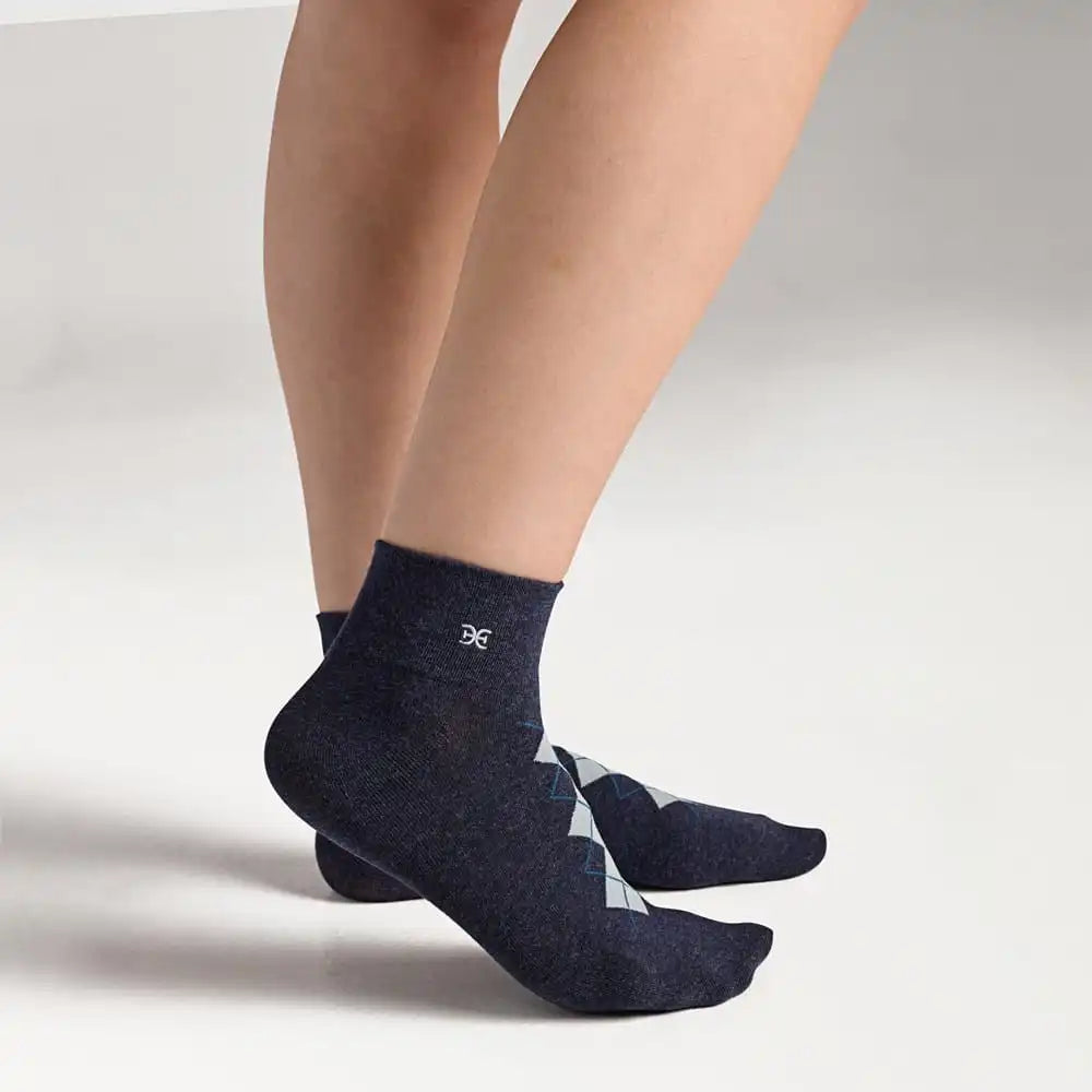 3 Pack Plaid Argyle Socks