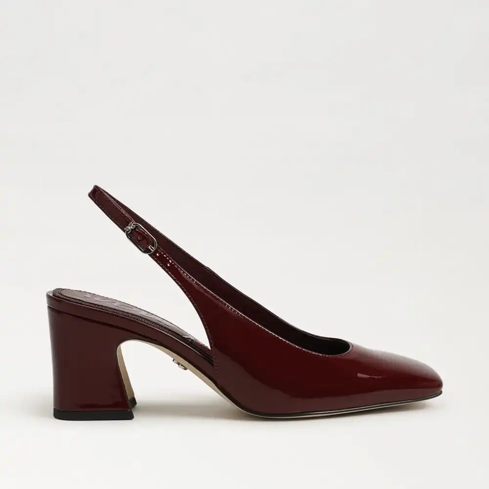 Lucille Block Heel Slingback