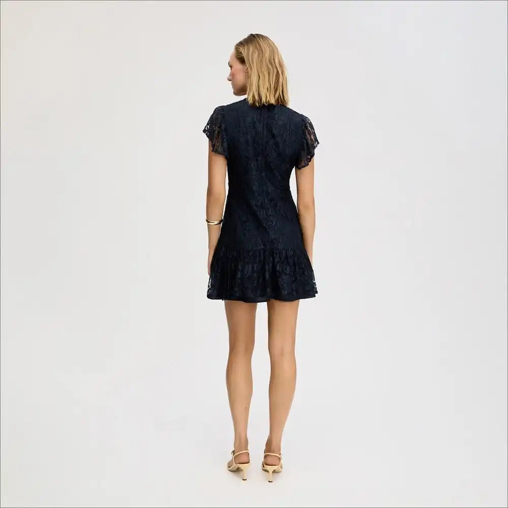 Laced Shirt Mini Dress