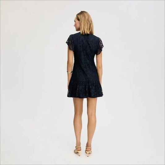 Laced Shirt Mini Dress