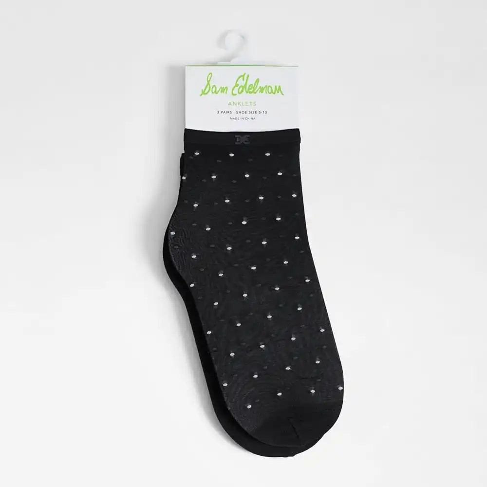3 Pack Sheer Dot Anklet