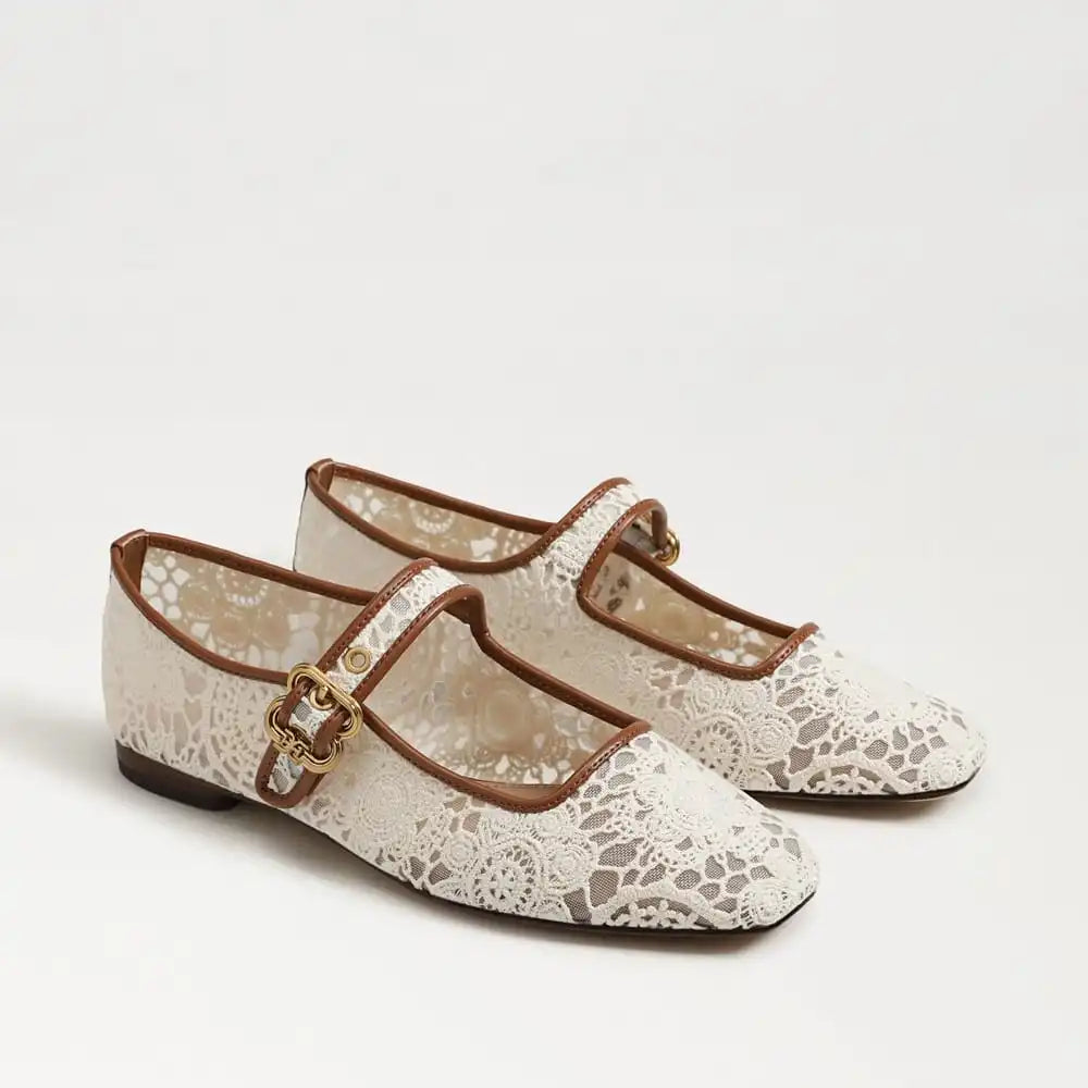 Michaela Mesh Mary Jane Flat