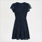 Laced Shirt Mini Dress