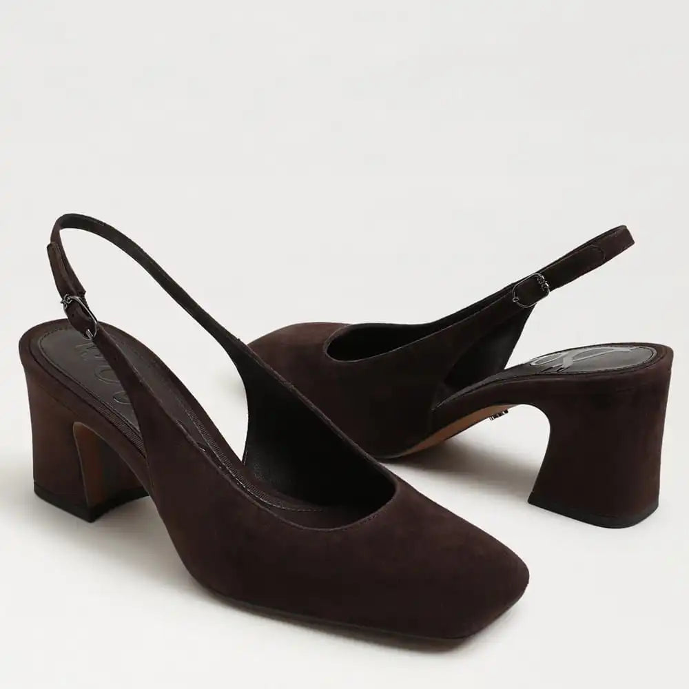 Lucille Block Heel Slingback