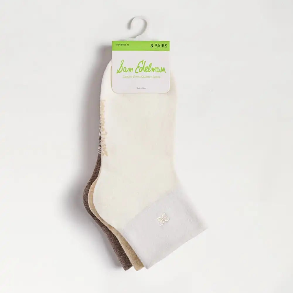 3 Pack Cotton Blend Anklet