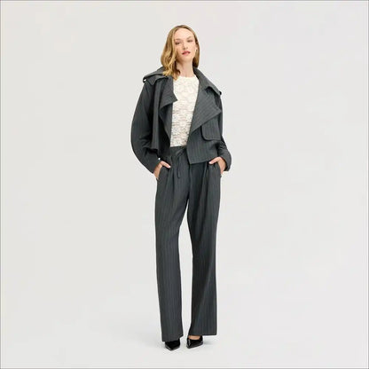 Drawstring Pleat Pant