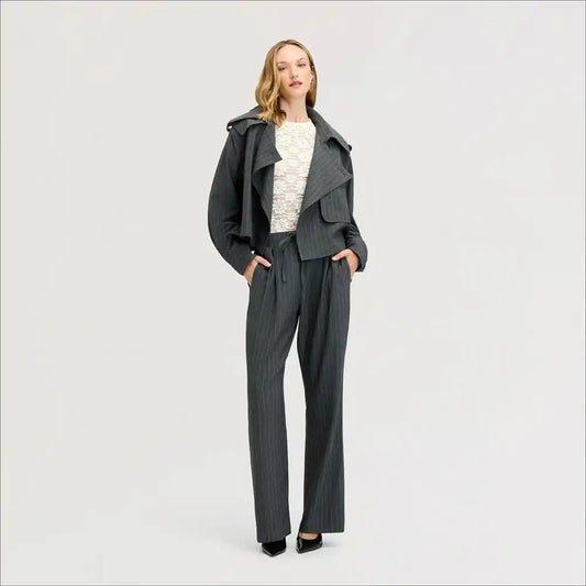 Drawstring Pleat Pant