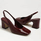 Lucille Block Heel Slingback