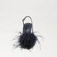 Tegan Feather Slingback Pump