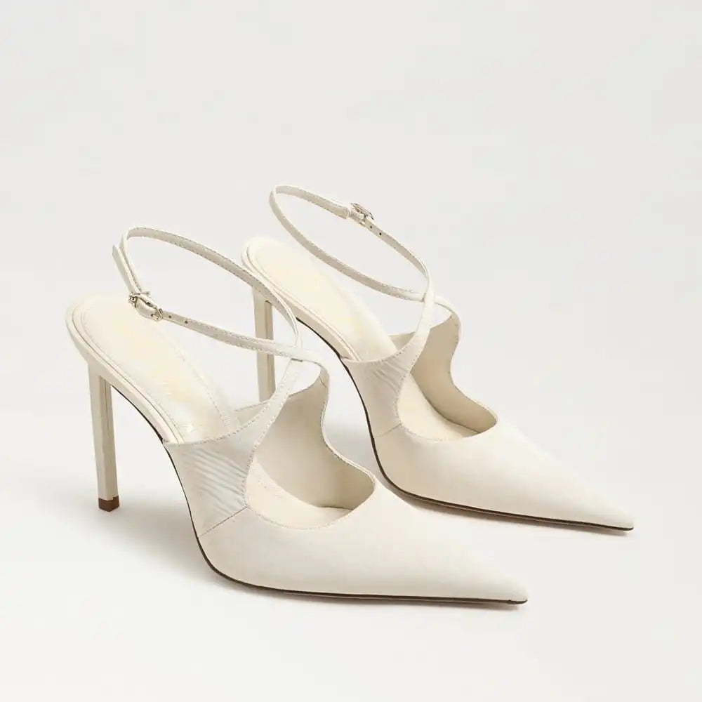 Terry Ankle Strap Pump