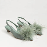 Finch Feather Slingback Pump