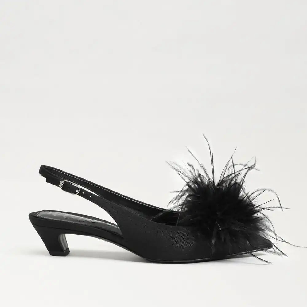 Finch Feather Slingback Pump