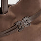 Poppy Large Drawstring Tote Suede