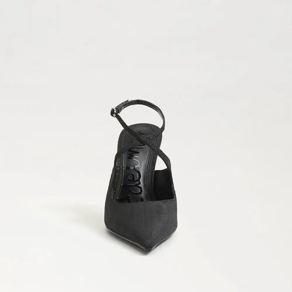 Terry Ankle Strap Pump