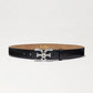 32MM Geo Logo Plaque Belt