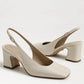 Lucille Block Heel Slingback