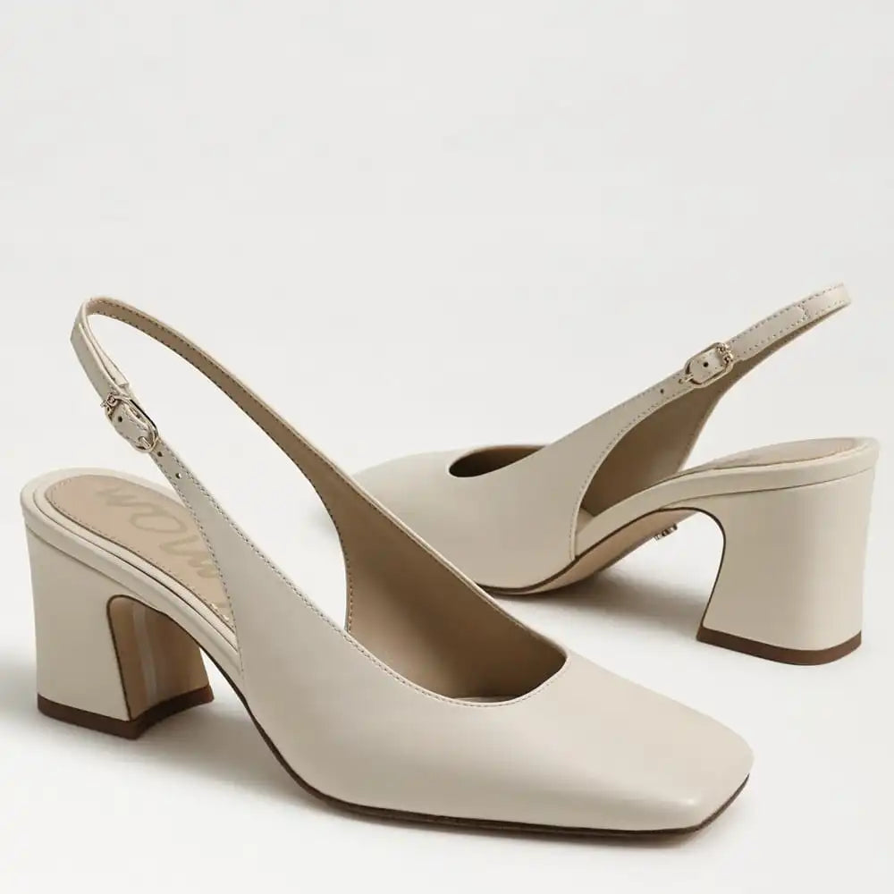 Lucille Block Heel Slingback
