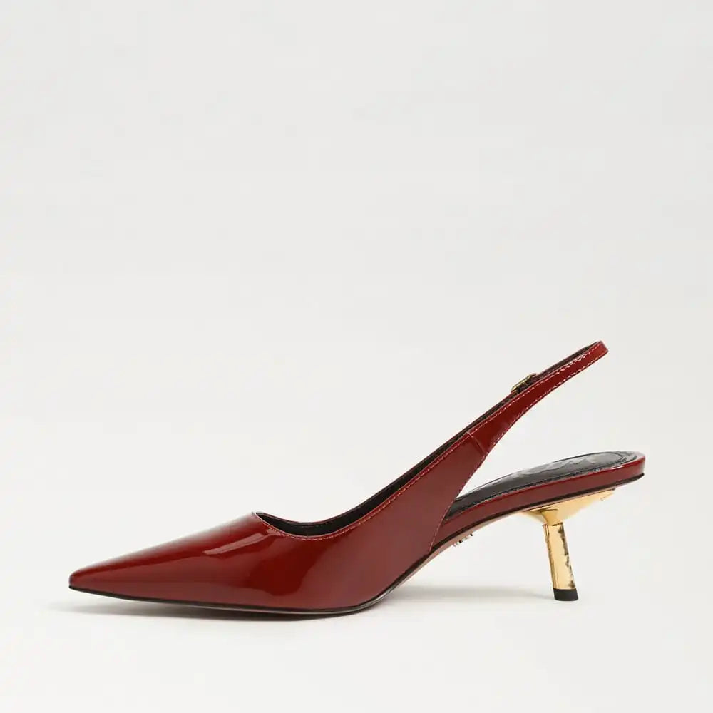 Bianka Gilded Slingback Pump