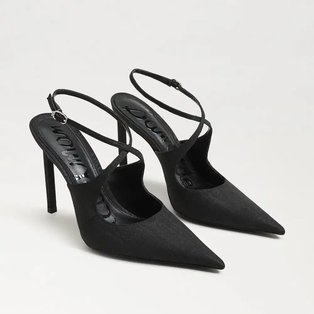 Terry Ankle Strap Pump