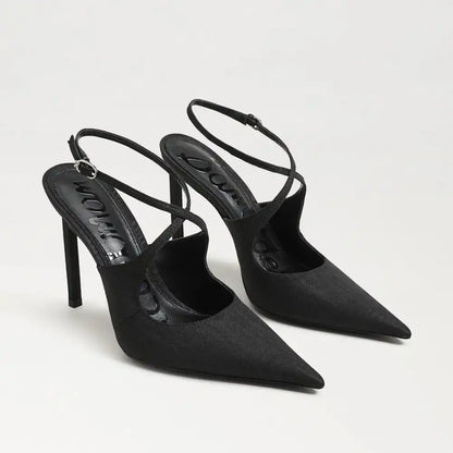 Terry Ankle Strap Pump